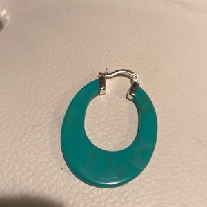 Jewelry - Genuine sterling silver and tortoise loops Jewelry - Genuine sterling silver and tortoise loops